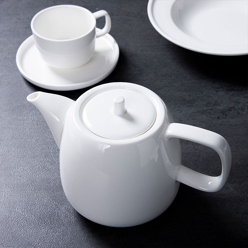 White Porcelain Dinnerware - Bergen