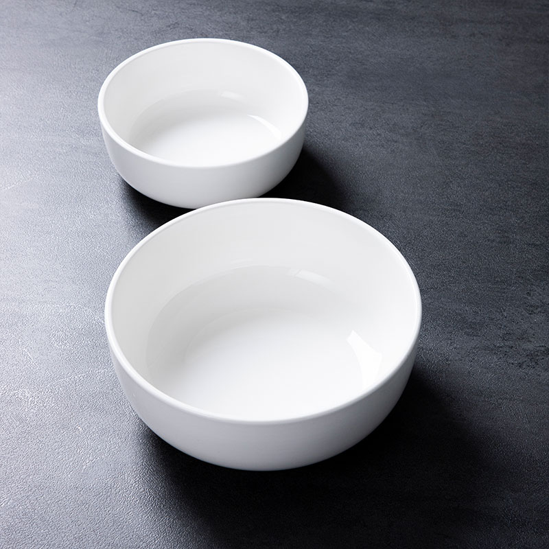 White Porcelain Dinnerware - Bergen