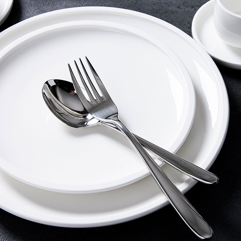 White Porcelain Dinnerware - Bergen