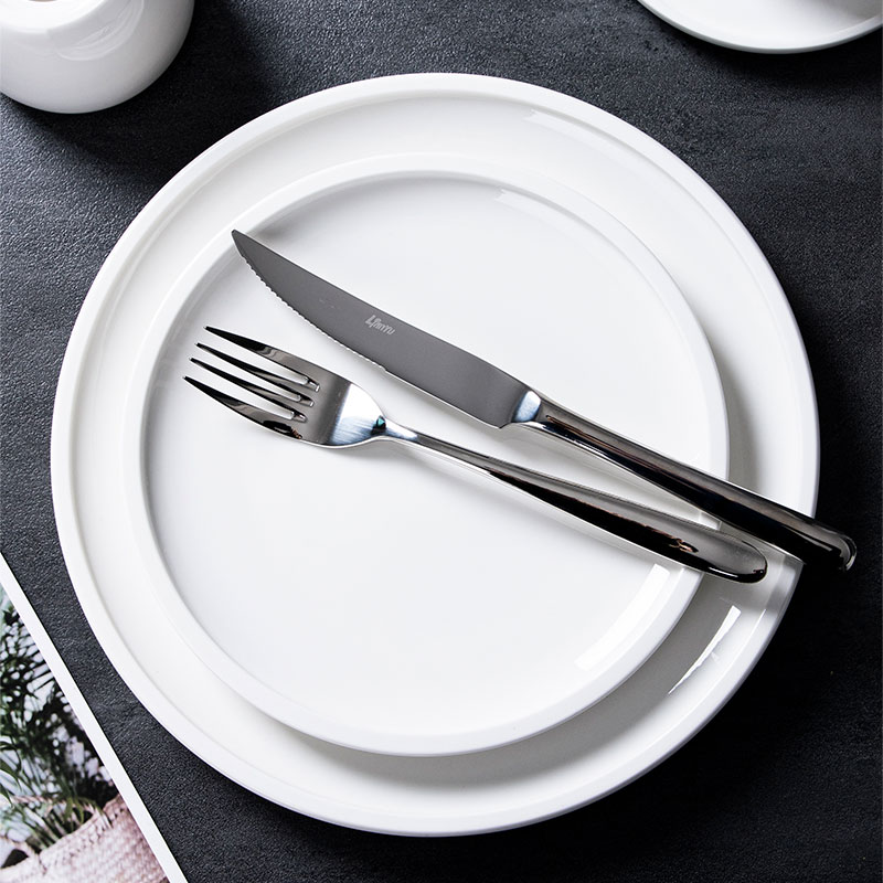 White Porcelain Dinnerware - Bergen