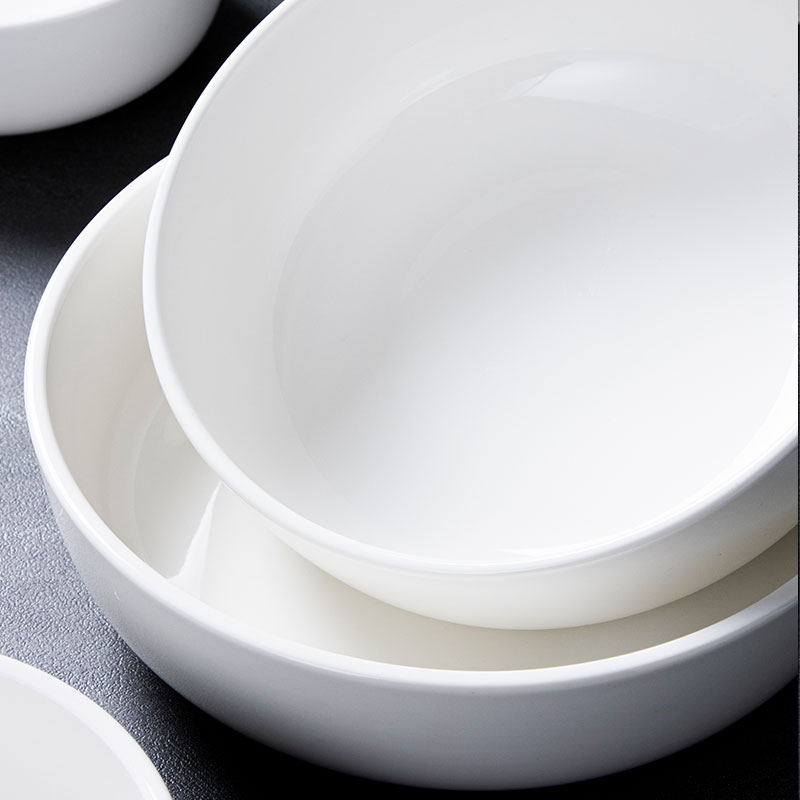 White Porcelain Dinnerware - Bergen