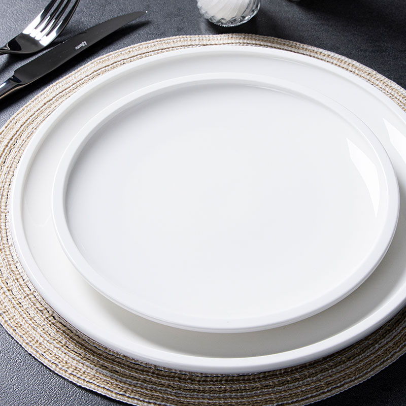 White Porcelain Dinnerware - Bergen