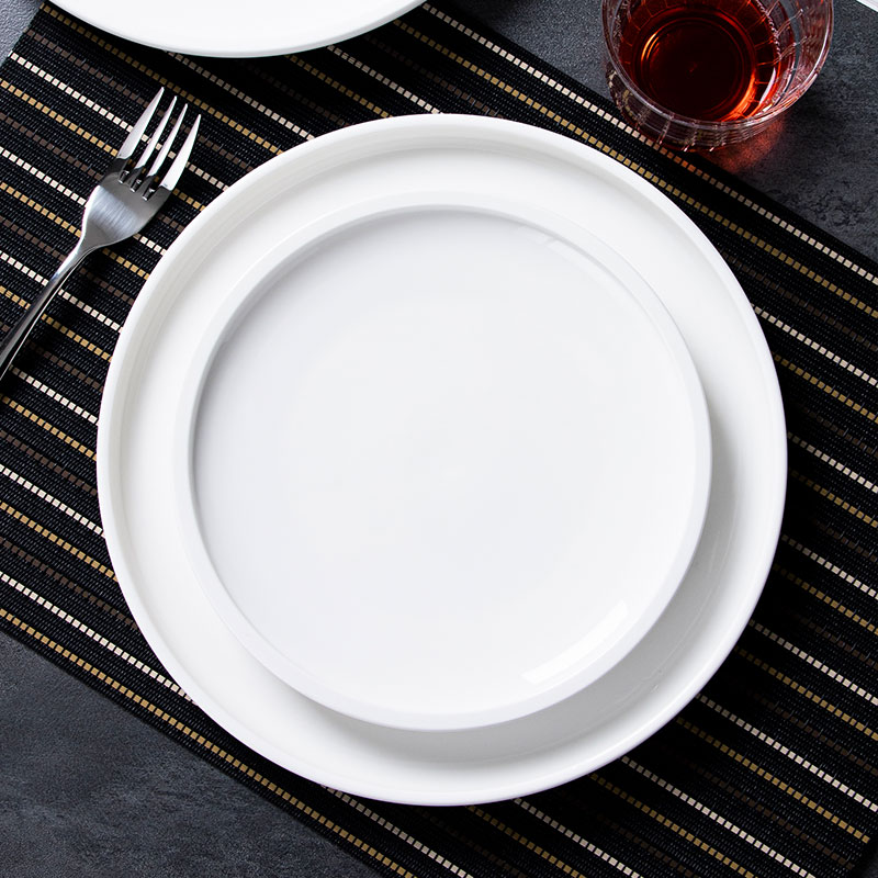 White Porcelain Dinnerware - Bergen