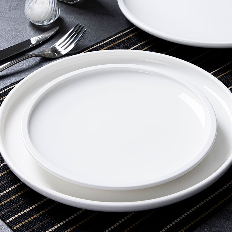 White Porcelain Dinnerware - Bergen