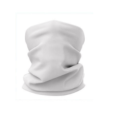 Bandana/Balaclava Style White Face Covering for Riders Supplier