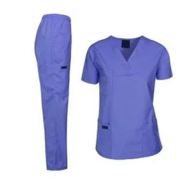 Biodegradable Violet Medical Shirt And Pant Set Manufacturer