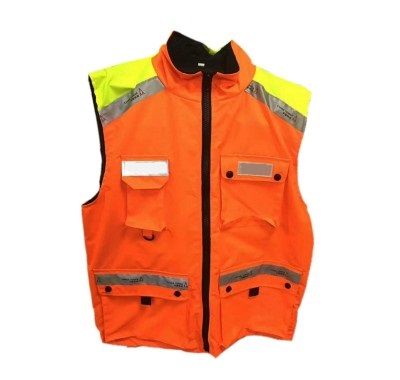 Ethical Sleeveless Construction Jacket Wholesaler