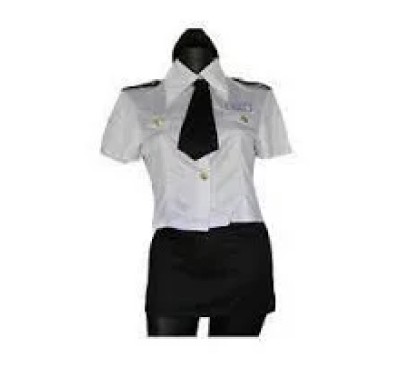 Ethical White And Black Women  Aviation Apparel Set Supplier