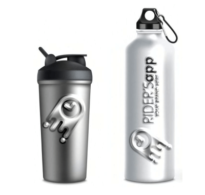 Grey And White Stylish Water Bottles Supplier