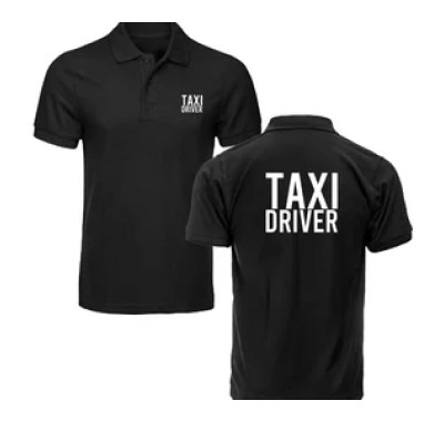 Organic Cool Black Taxi Driver Apparel Manufacturer