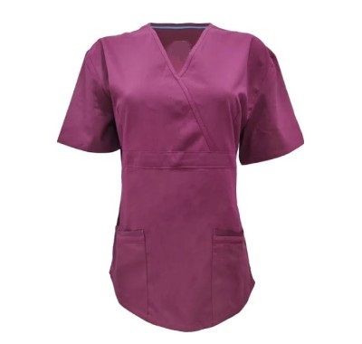 Organic Fuchsia Medical Blouse Manufacturer