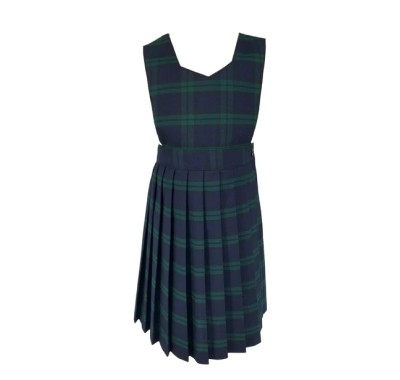 Recycled Checked School Girl Dress Supplier