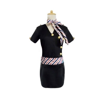 Reusable Dark Airhostess Uniform Supplier