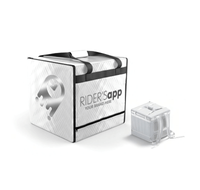 Stylish Food Delivery Bags for Riders B&W And White Wholesaler