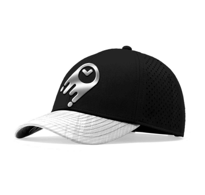 Stylish Black Cap With White Visor Manufacturer