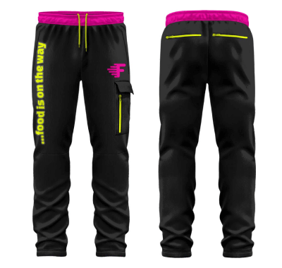 Stylish, Black Fitness Track Pants Wholesaler