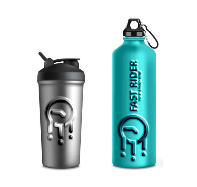 Stylish Water Bottles For New-Age Riders Blue And Grey Wholesaler