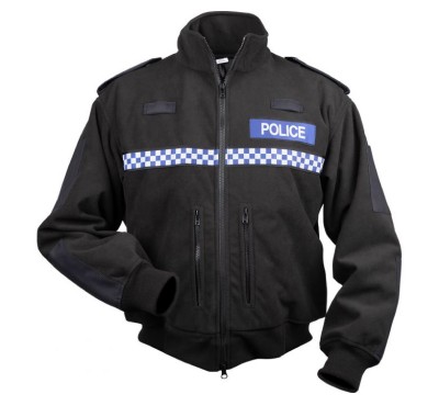 Sustainable Black Police Jacket Supplier